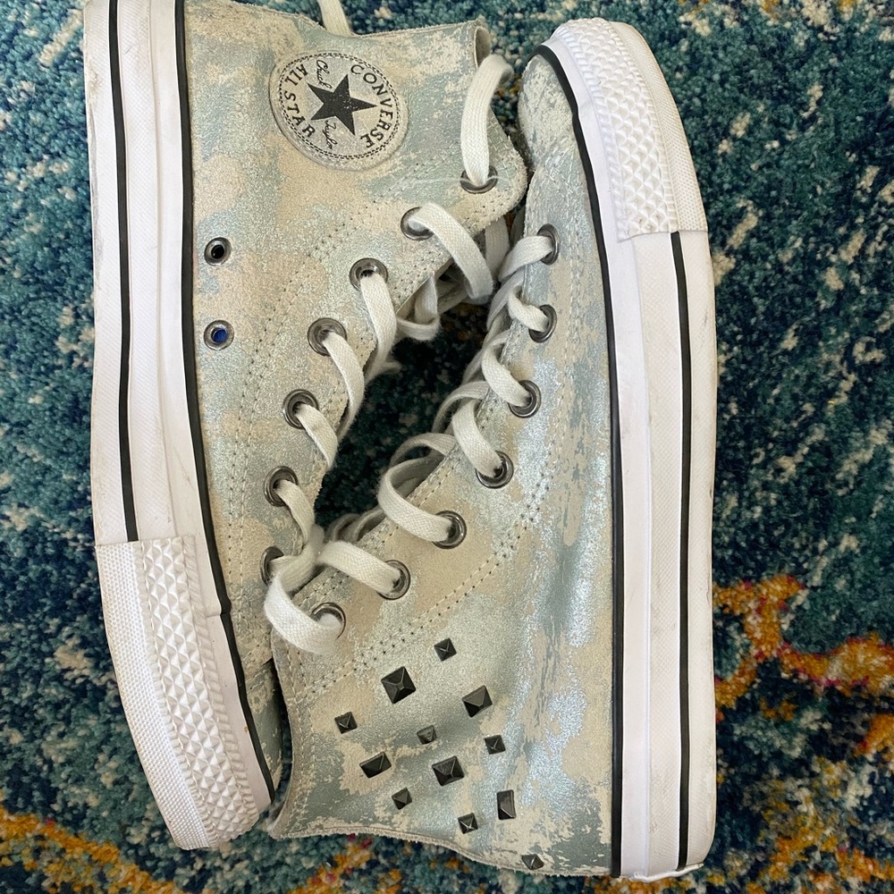 Converse High Tops Embellished Size 8
